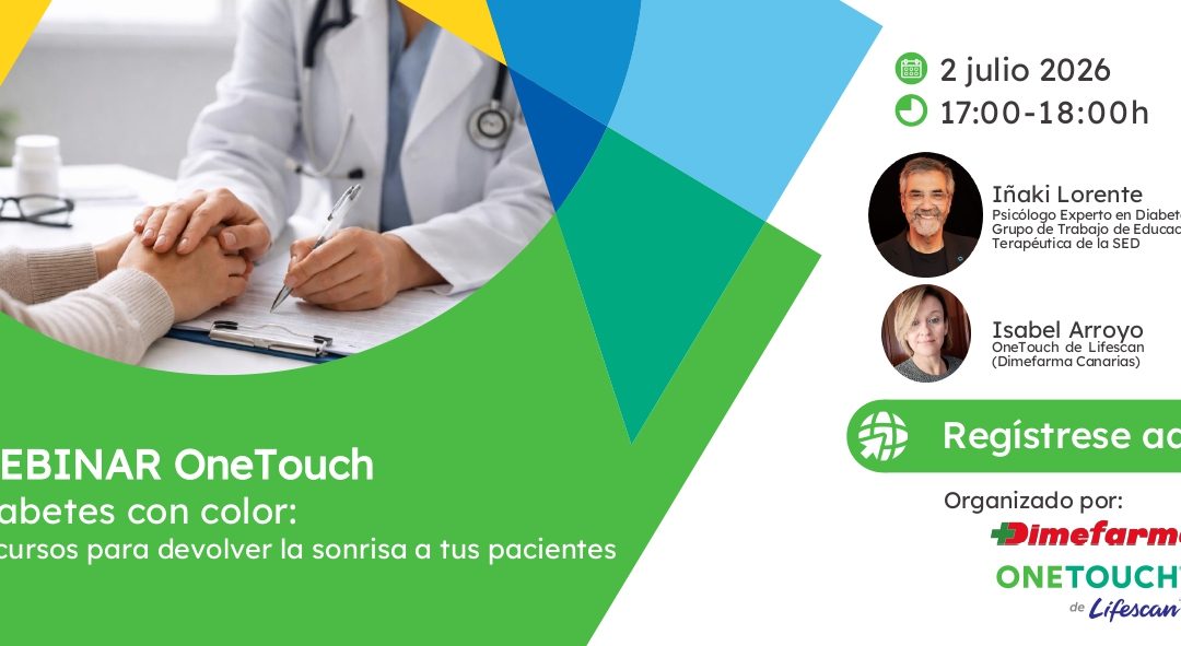 Webinar OneTouch «Diabetes con color»: recursos para devolver la sonrisa a tus pacientes